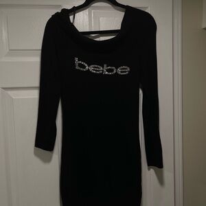 Bebe Black Sweater Dress